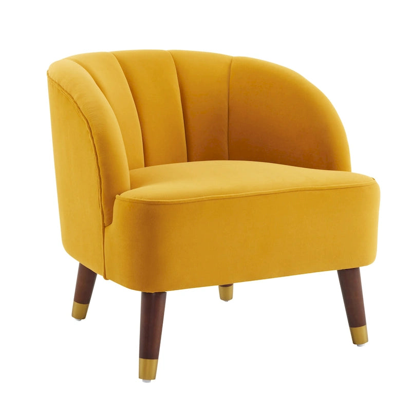 Fauteuil club moderne rembourré, ensemble de 2