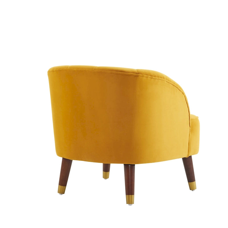 Fauteuil club moderne rembourré, ensemble de 2