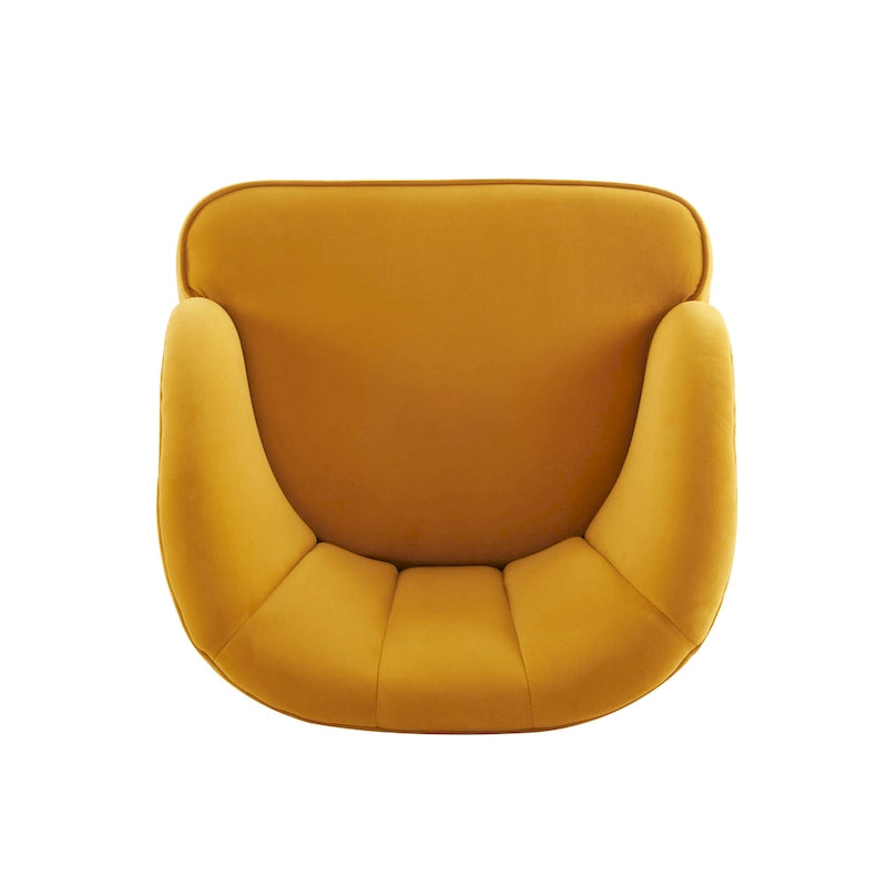 Fauteuil club moderne rembourré, ensemble de 2