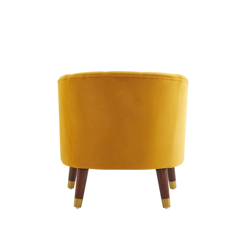 Fauteuil club moderne rembourré, ensemble de 2