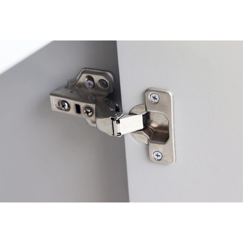 Bahut moderne laqué 4 portes avec étagères réglables