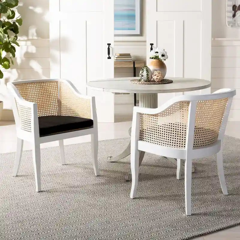 Table à manger à abattants avec pied central et détails sculptés en spirale, 43" x 31"